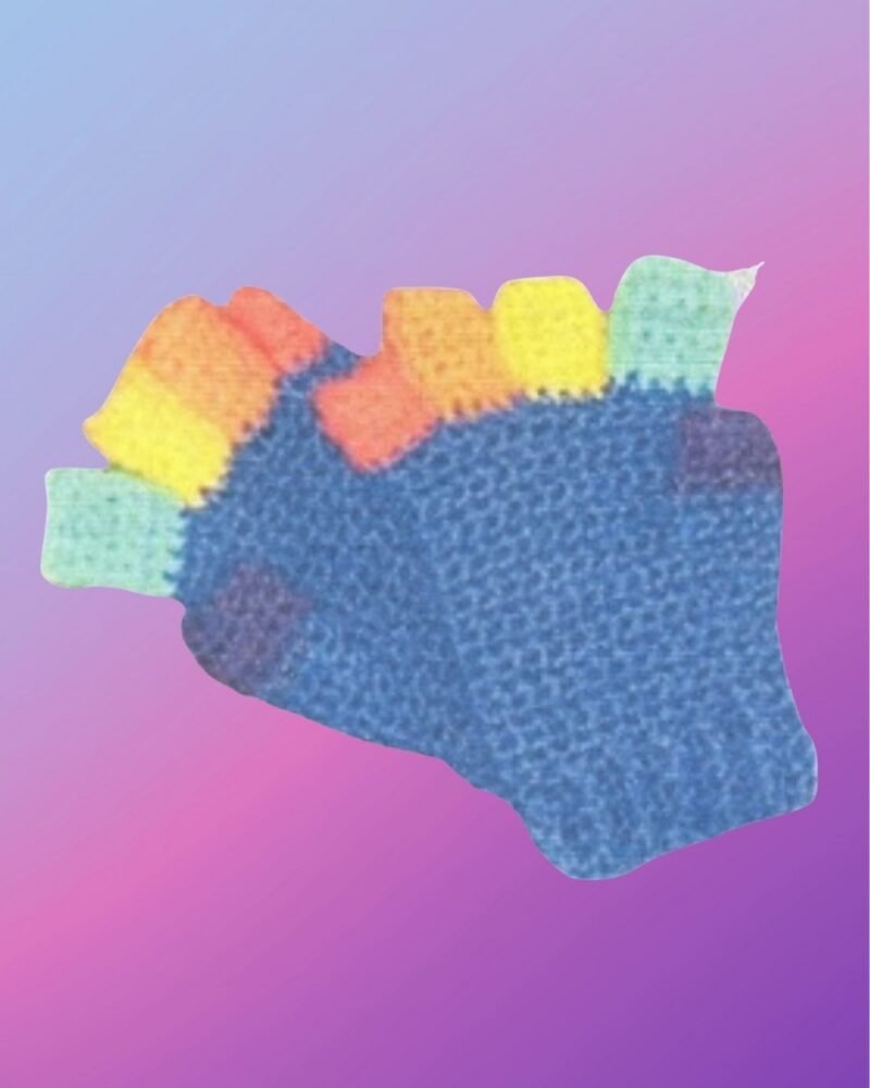 Finger less Gloves with Multi Color Fingers
