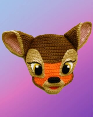 Crochet Deer Appliqué