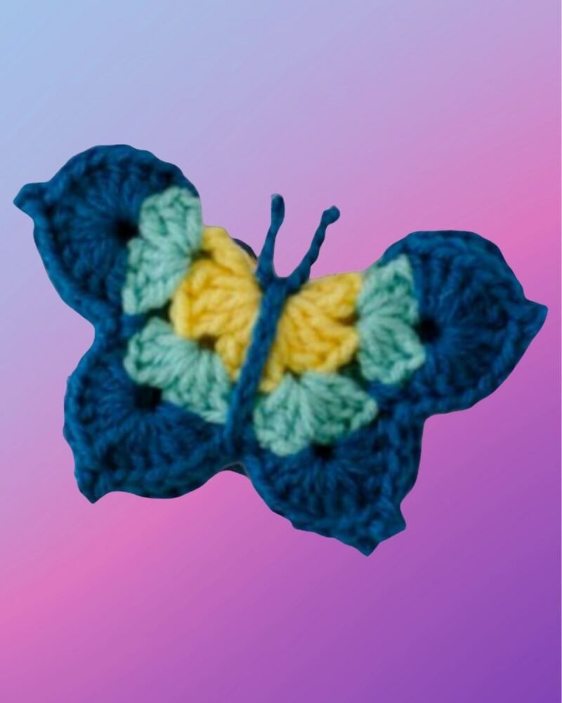 16 Crochet Butterfly Appliqué