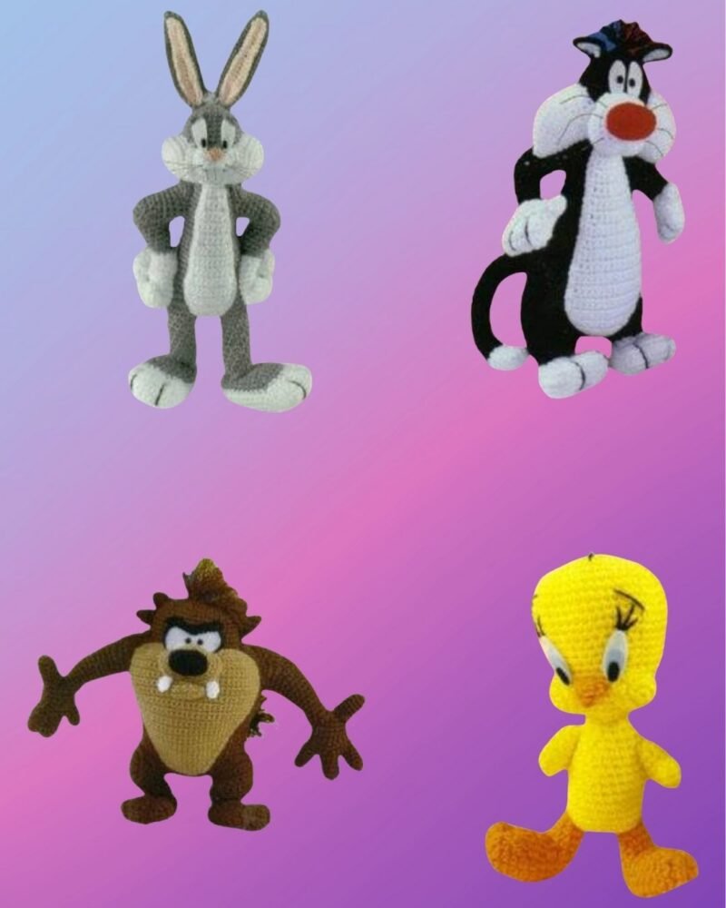 18 Classic Cartoon Amigurumi Set (Inspired Designs)