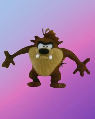Taz-Style Amigurumi (Inspired Design)