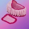 3 Crochet Cradle Purse with Blanket