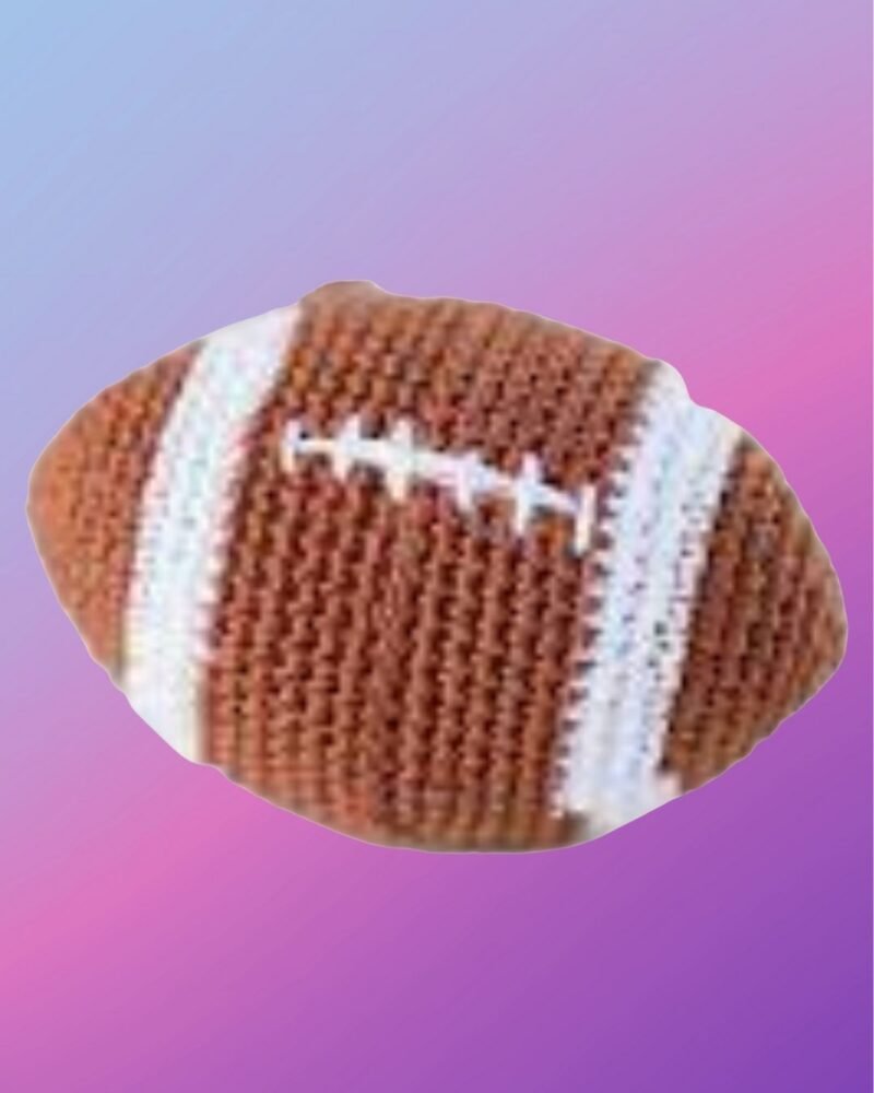 Football Dog Toy with Squeaker