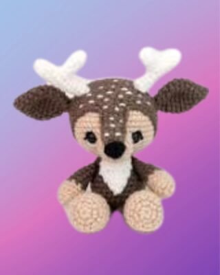 Devin the Deer – Handmade Crochet Woodland Critter