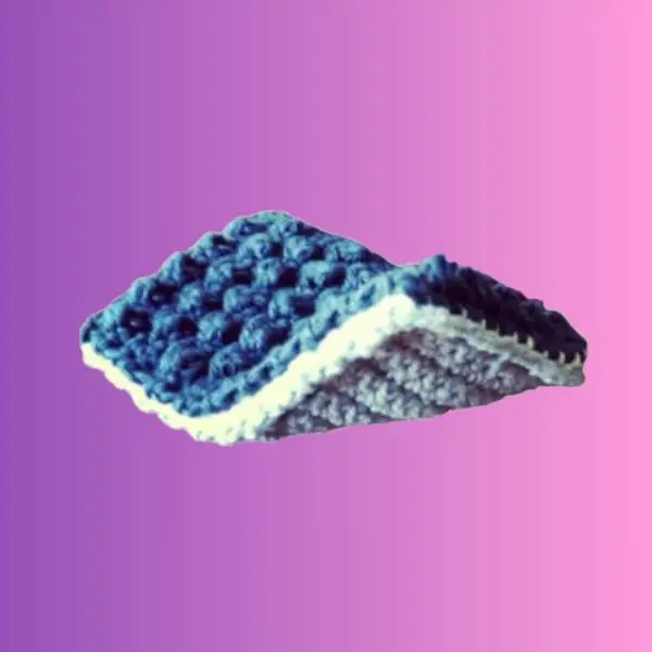 Handmade 100% cotton crochet Bubble Sponge.