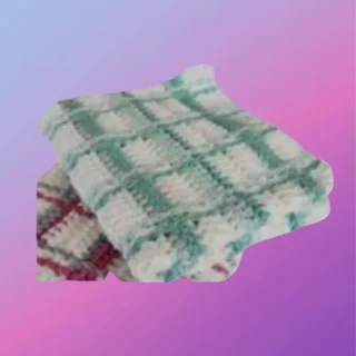 Handmade 100% cotton crochet dishcloth