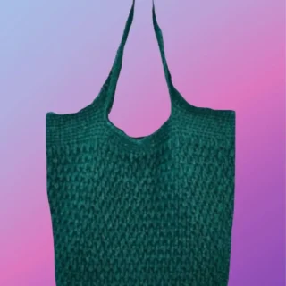 Handmade acrylic crochet Market Shopping Bag.